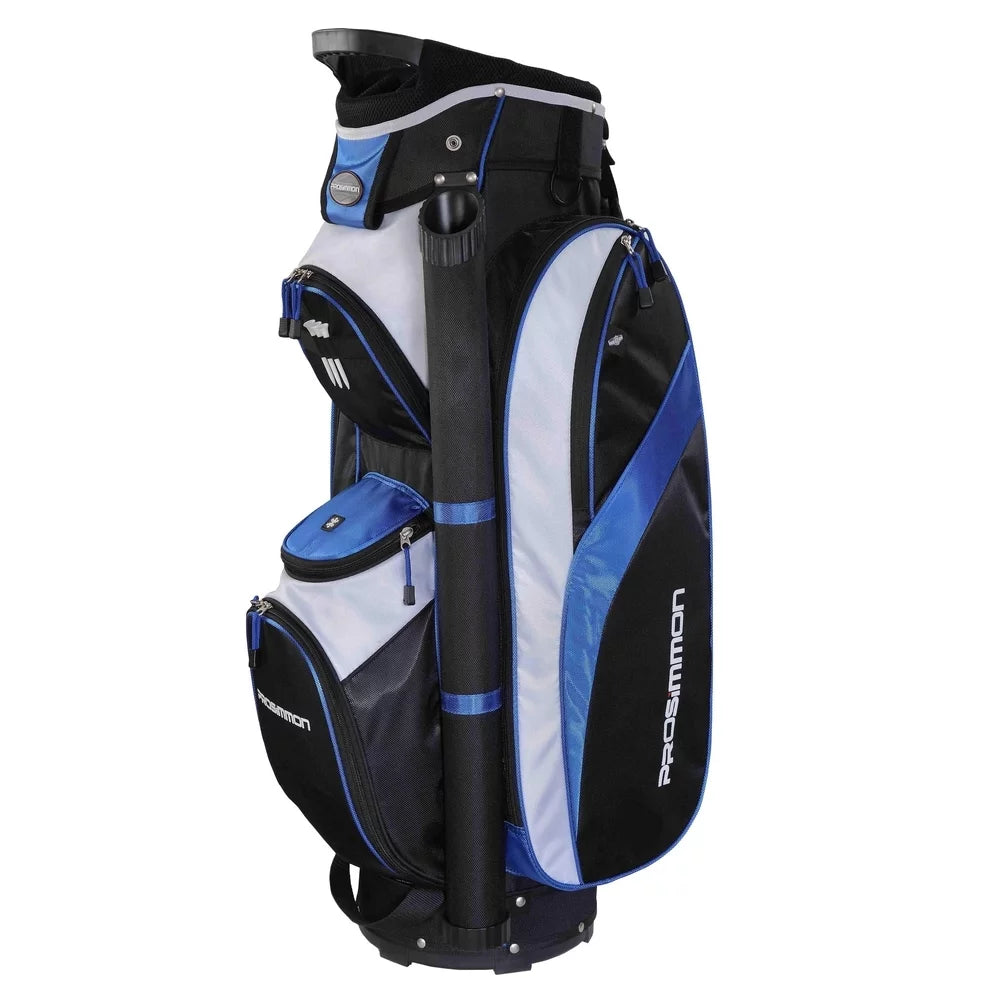 Prosimmon Tour 14 Way Cart Golf Club Bag Black and Gray