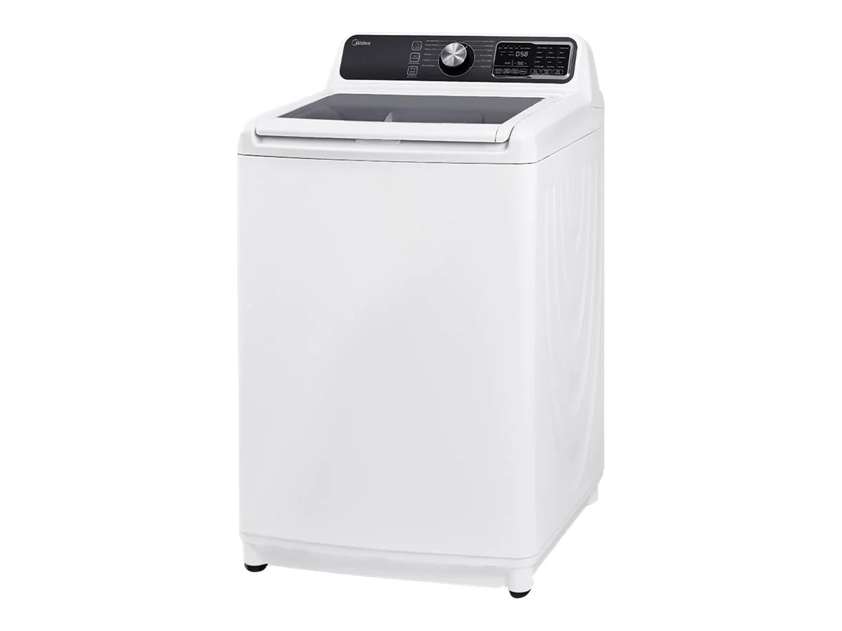 Midea MLV45N3BWW - Washing machine - width: 27 in - depth: 28.9 in - height: 45.6 in - top loading - 4.5 cu. ft - 700 rpm - white