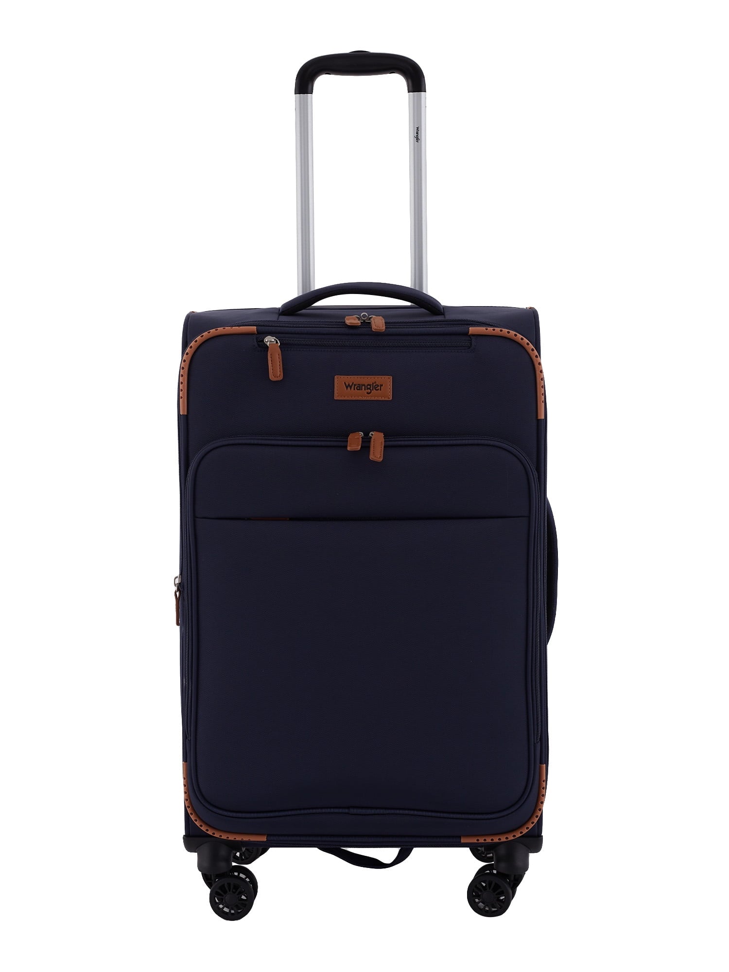Wrangler 5 pc Softside Spinner Travel Luggage Set, Khaki