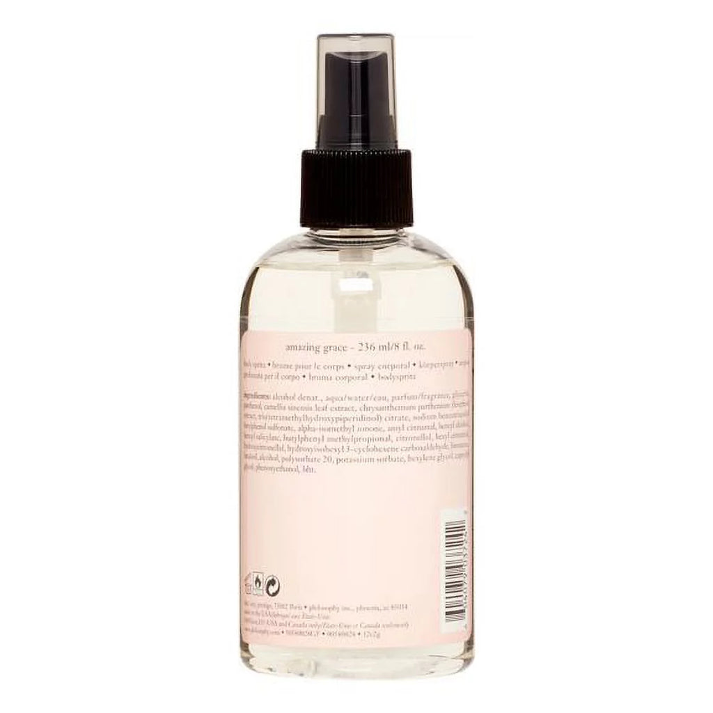 Philosophy Amazing Grace Perfumed Body Spritz For Women 8 Oz