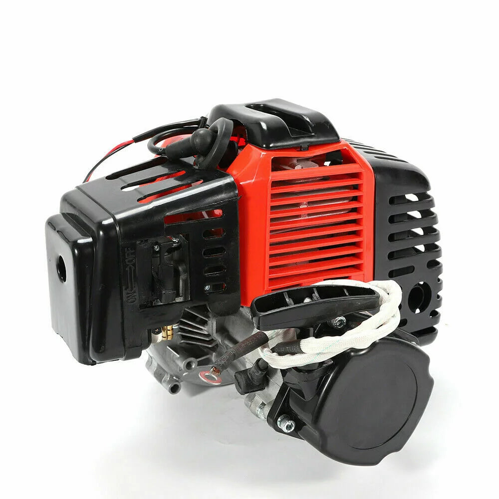 CNCEST 49CC 2-Stroke Gas Engine Kits Single Cylinder Pull Start Mini choppers for Pocket Bike