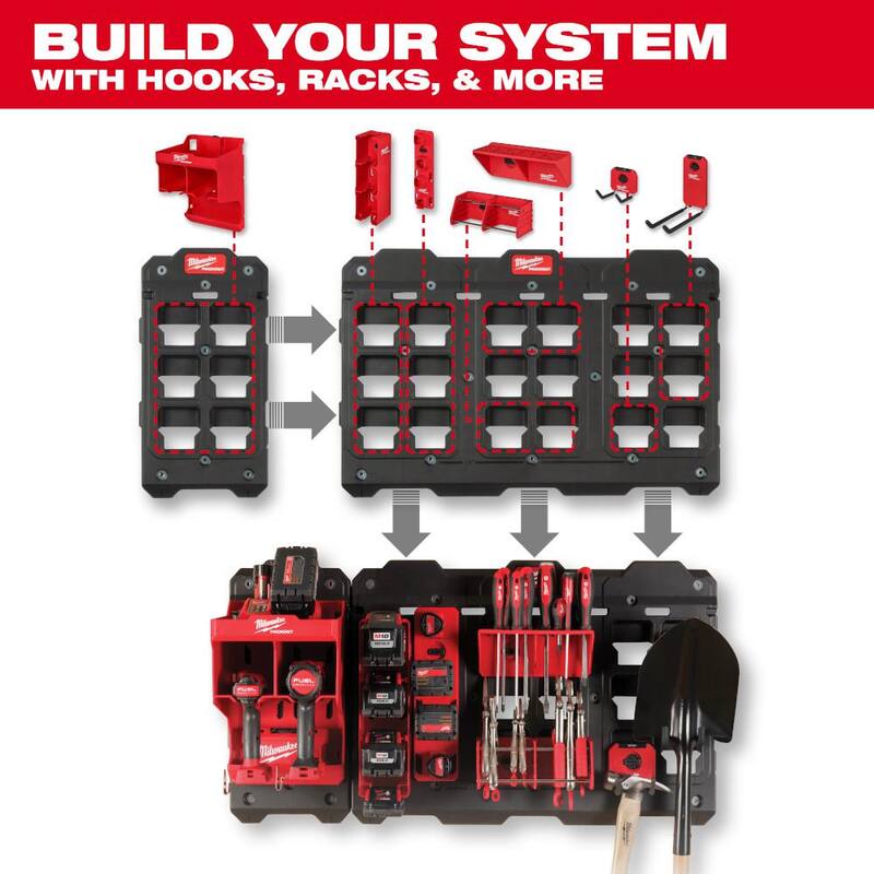 Packout Tool Station with Packout Compact Wall Plate