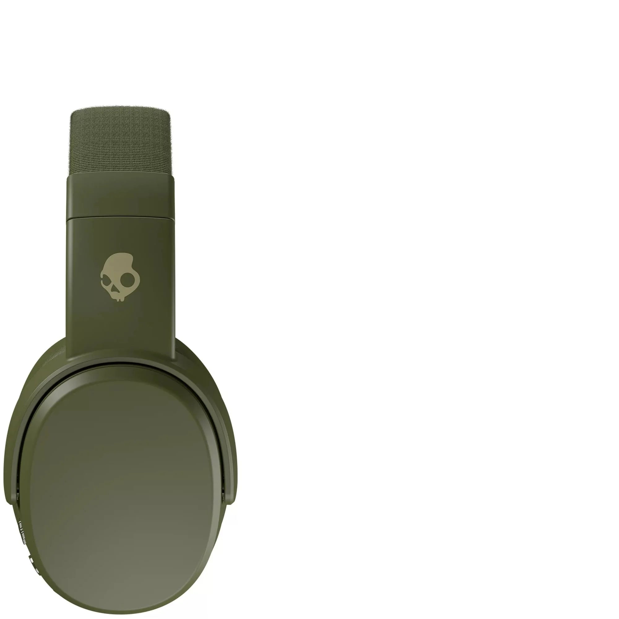 Skullcandy Crusher Wireless Over-The-Ear Headphones Bundle with GSR Premium Deluxe Carrying Pouch (Olive Green)