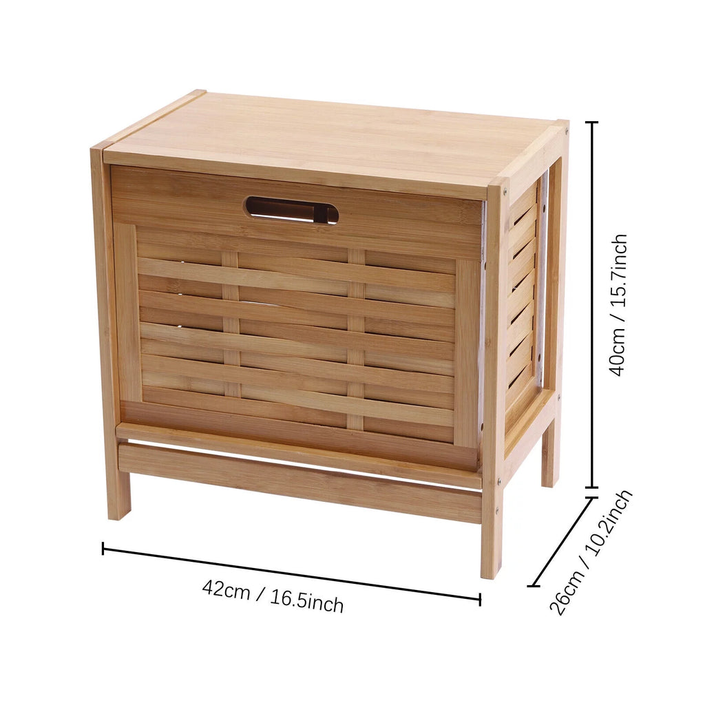 MIDUO Bedroom Moisture-proof Storage Nightstand Waterproof Side Table with Pull-out Rawer