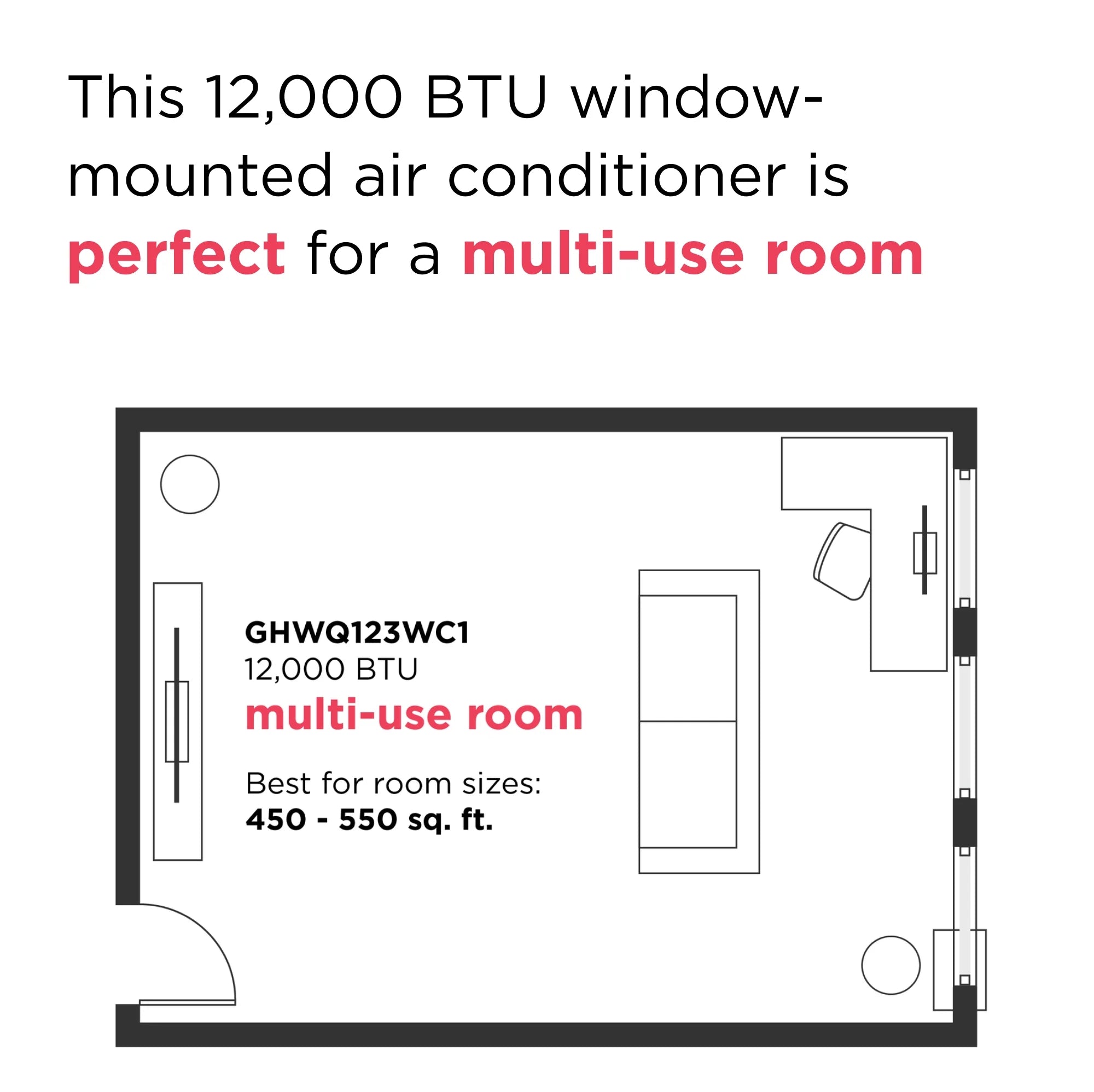 Frigidaire 8,000 BTU Inverter Window Room Air Conditioner with Wi-Fi