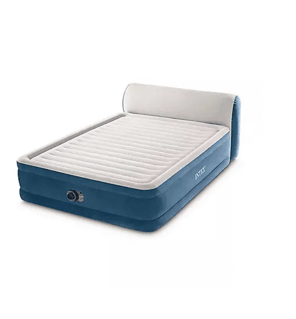 Intex 66158SS Queen Dura-Beam Deluxe Series Comfort Headboard Airbed W/Internal Pump