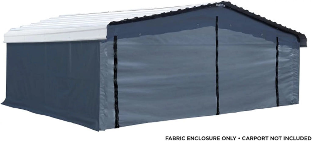 Arrow 10183 20 x 20 ft. Fabric Carport Enclosure Kit