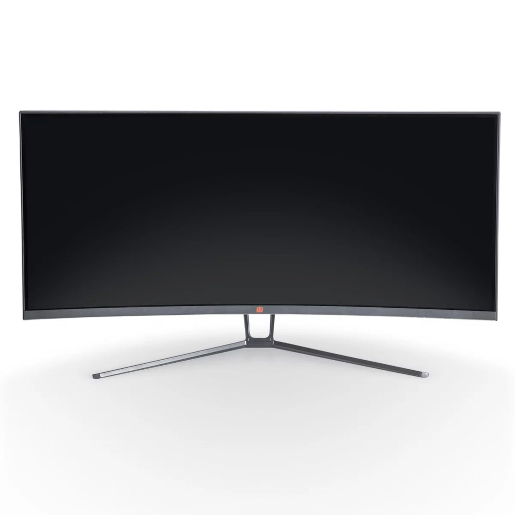 Deco Gear 3-Pack 35-inch Curved Ultrawide LED Gaming Monitor 21:9 Aspect Ratio, Crisp 2560 x 1080 Resolution, HDMI, DVI, and DP Connections Bundle (Triple Monitors)