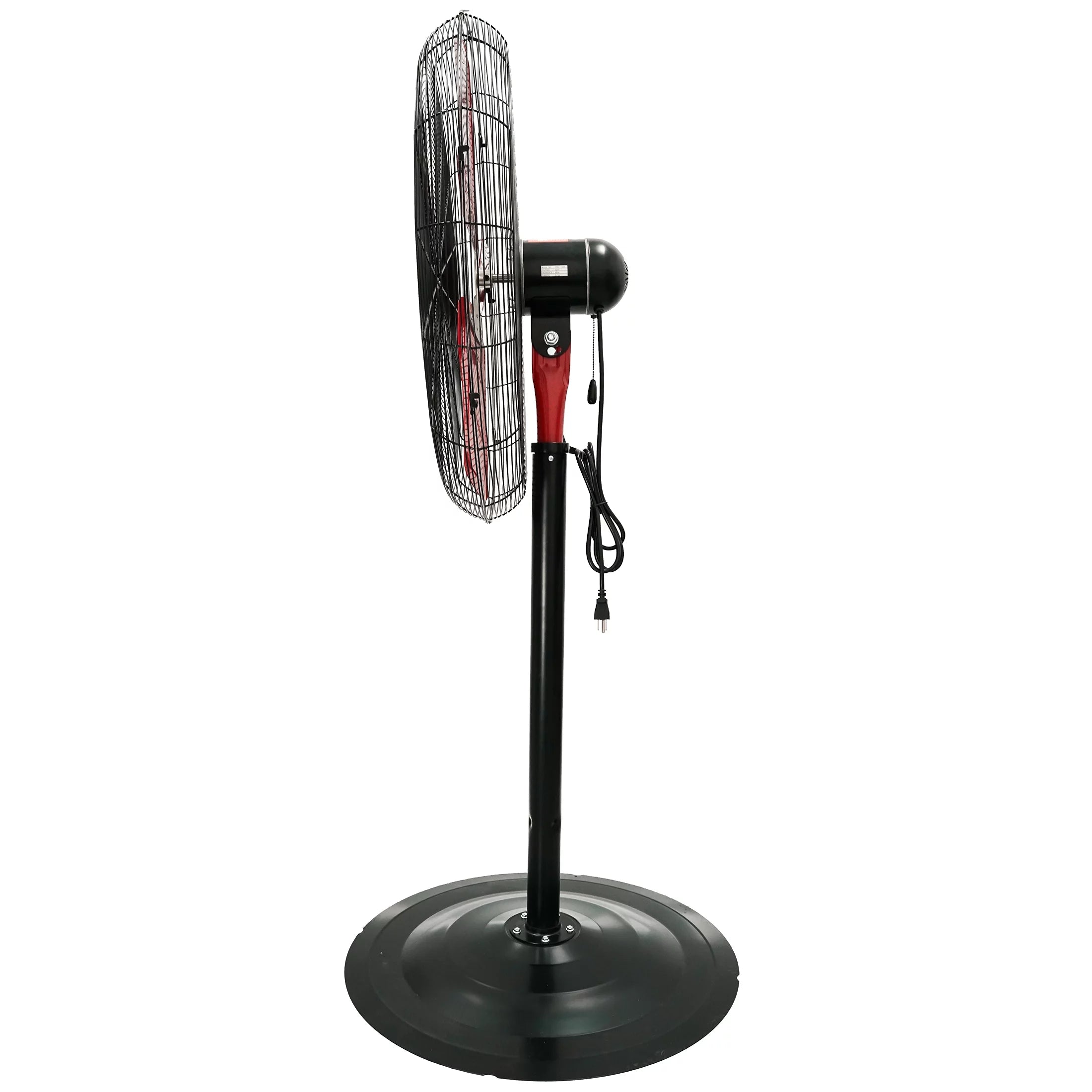 Hyper Tough New 30 inch Commercial & Industrial High Velocity Red and Black Stand Fan