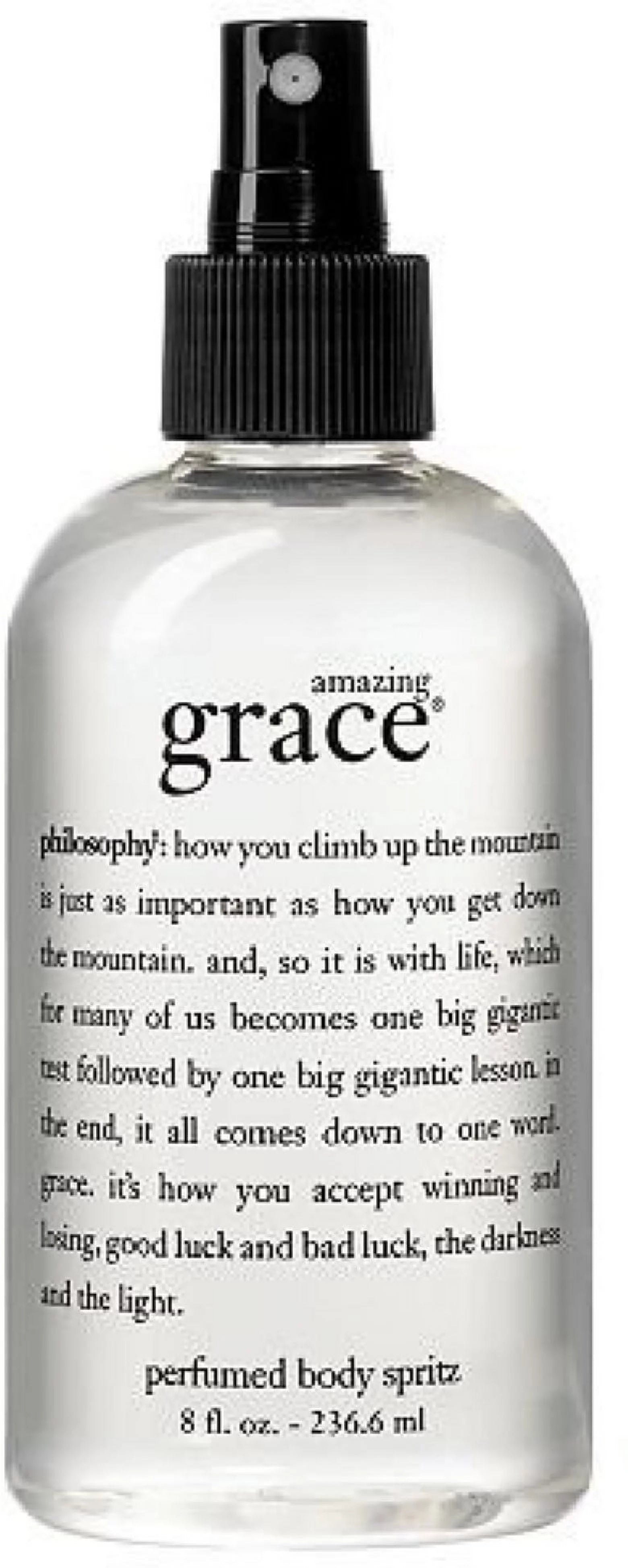 Philosophy Amazing Grace Perfumed Body Spritz For Women 8 Oz