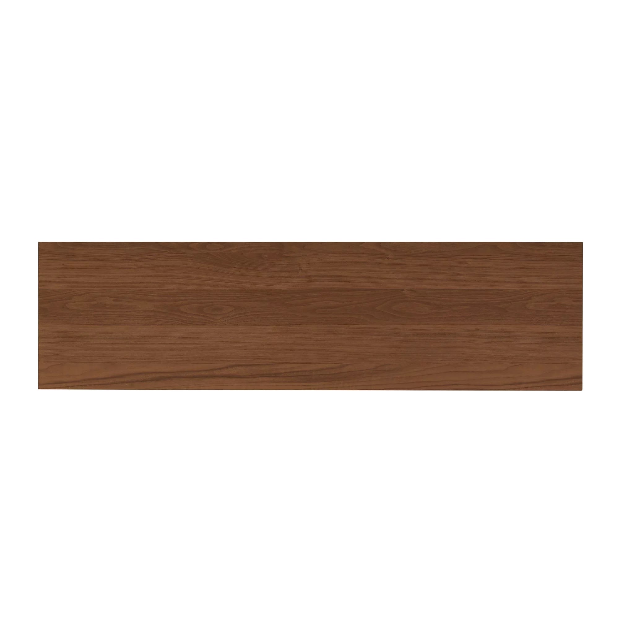 Manor Park Mid-Century Modern 2-Door Reeded TV Stand for TVs up to 65", Mocha