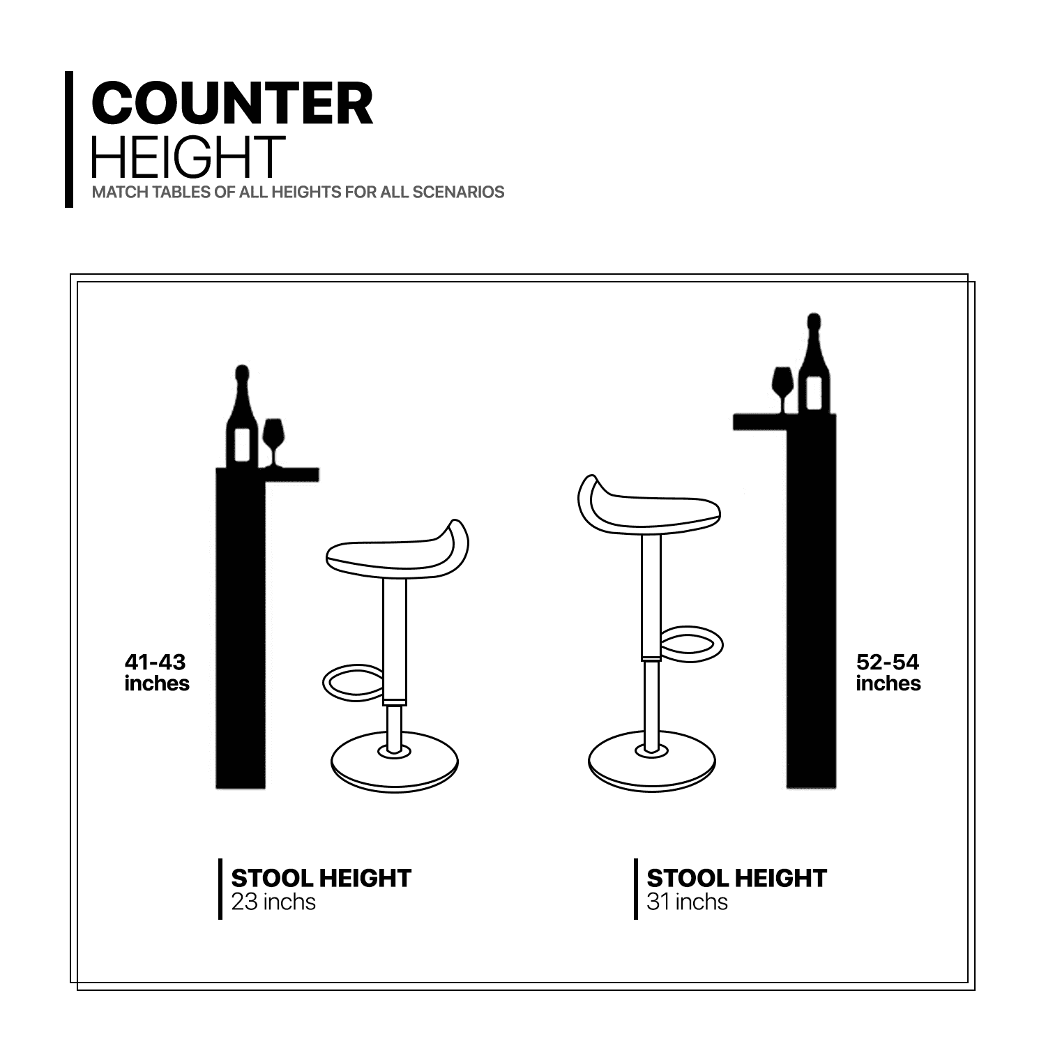 MoNiBloom 3 Piece Bar Table and Chair Set, 31.5" Kitchen Dining Table High Top Table and Leather Bar Stools for Bistro Home