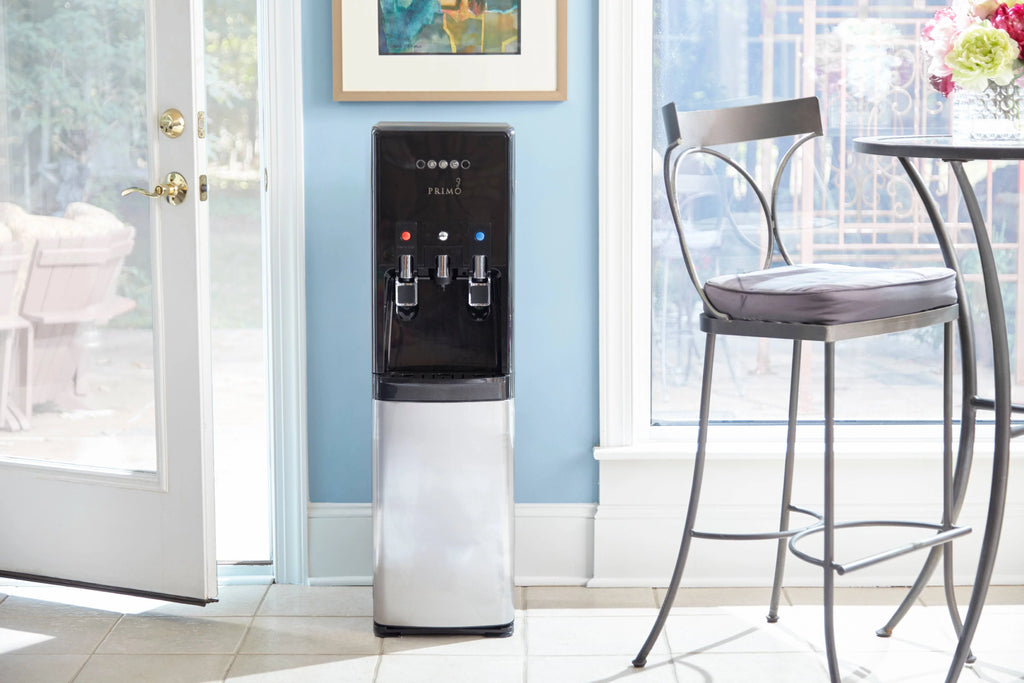 Primo Htrio Coffee K-Cup Water Dispenser Bottom Loading, Hot/Cold Temperature, Black