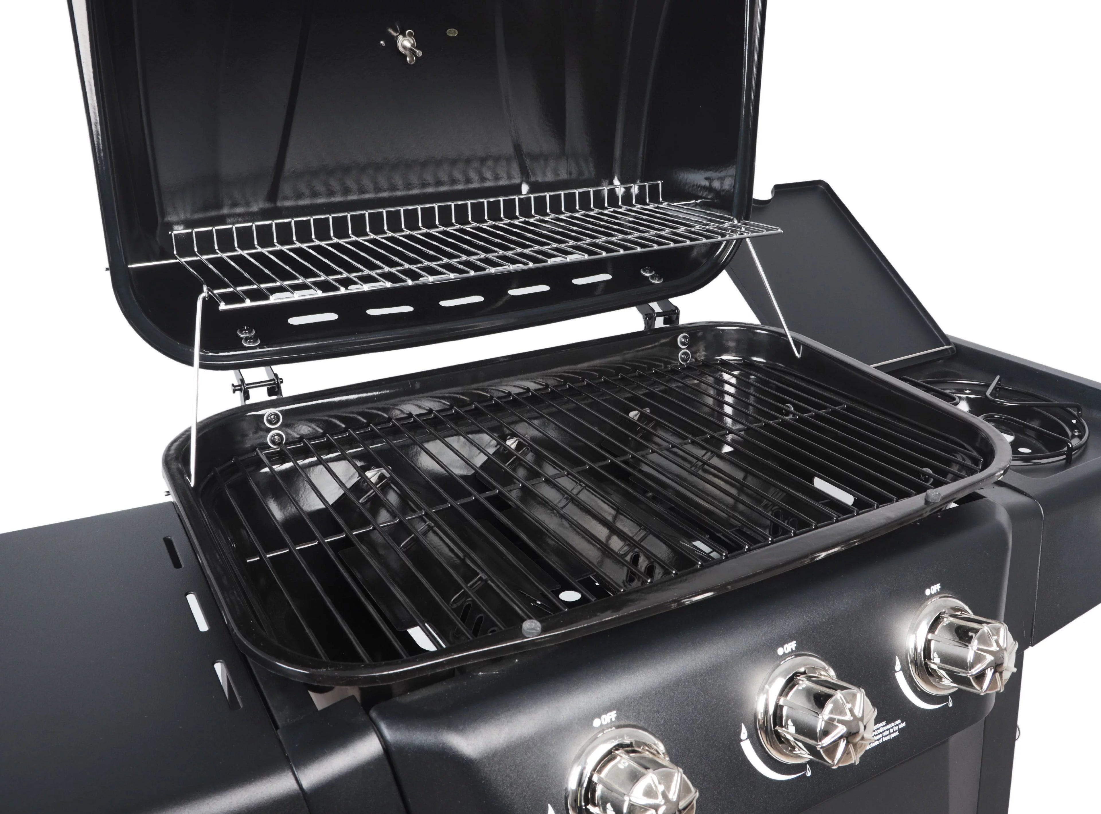 RevoAce 4 Burner Propane Gas Grill Including a Side Burner, Red Sedona, GBC1729WRS