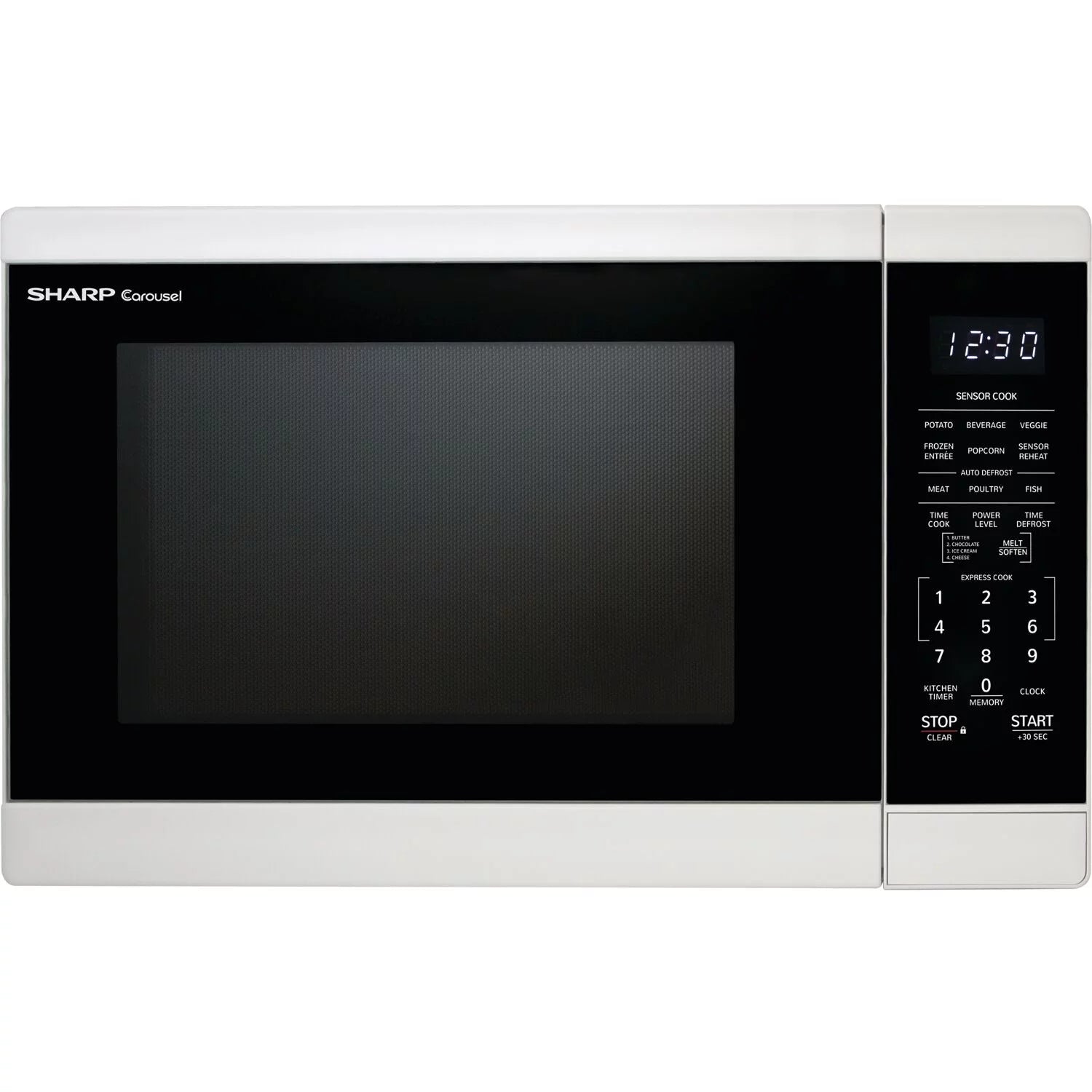 Sharp 1.4-Cu. Ft. Countertop Microwave Oven in Black