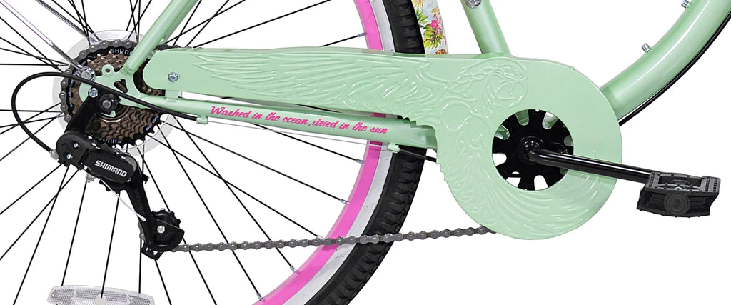 Margaritaville 26" Pineapple Women's Cruiser Bike, Green