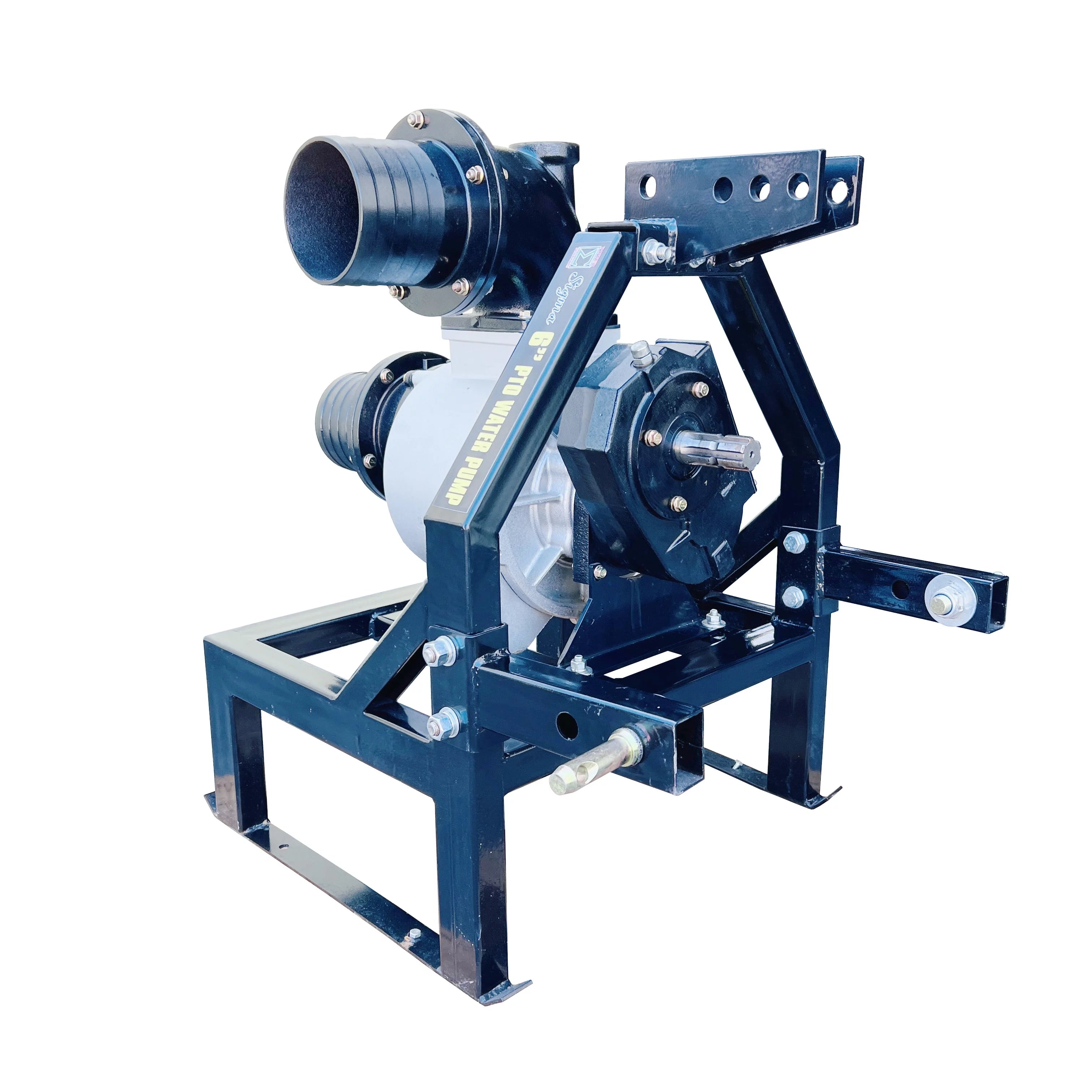 Sigma Tractor-Driven Operated 3PT Hitch PTO-Powered Water Pump 6" Inch With Shaft Gear Drive