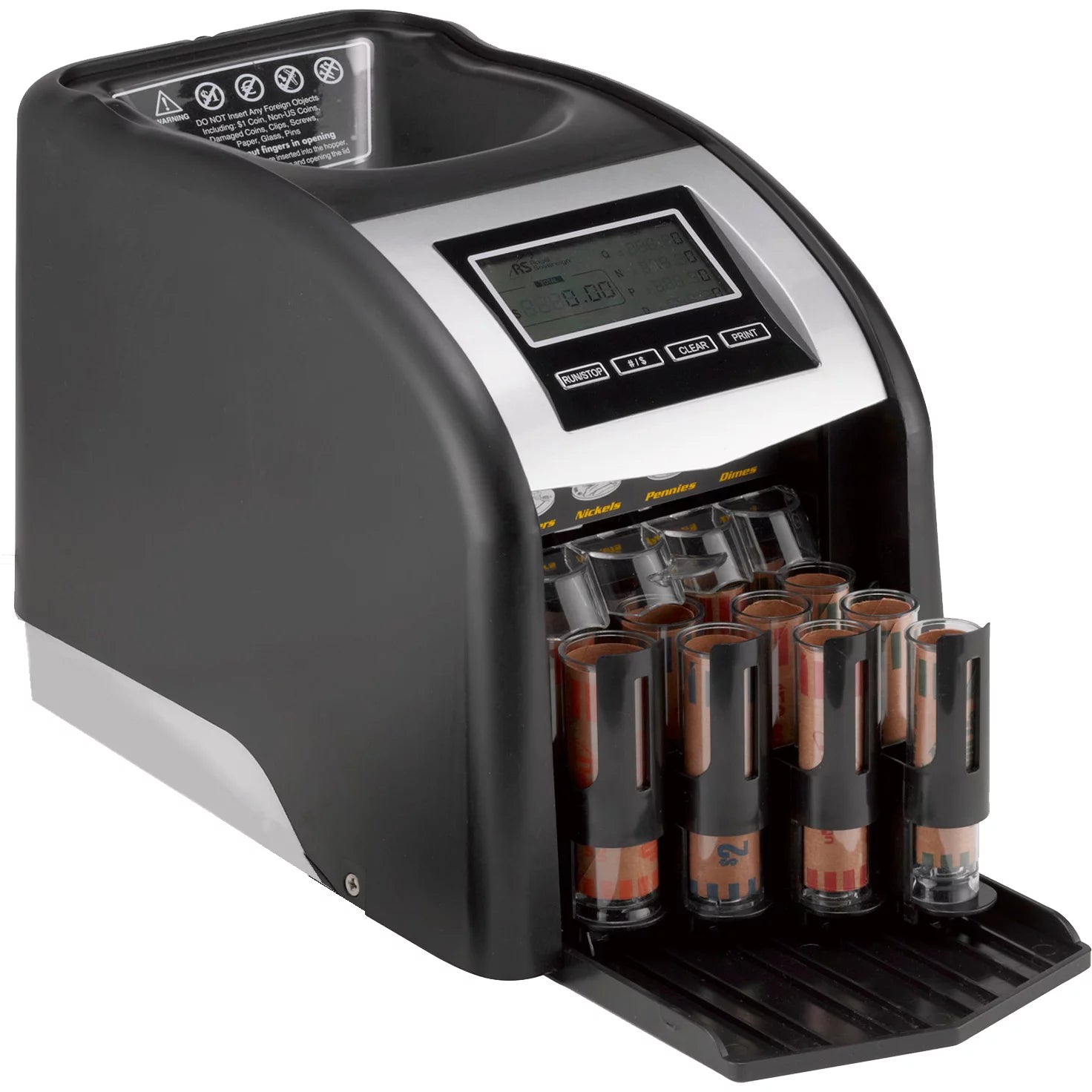 Royal Sovereign 4 Row Digital Coin Sorter, FS-44N