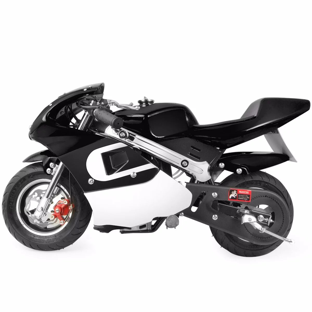 XtremepowerUS Gas Pocket Bike Motorcycle 40cc 4-stroke Engine, Black