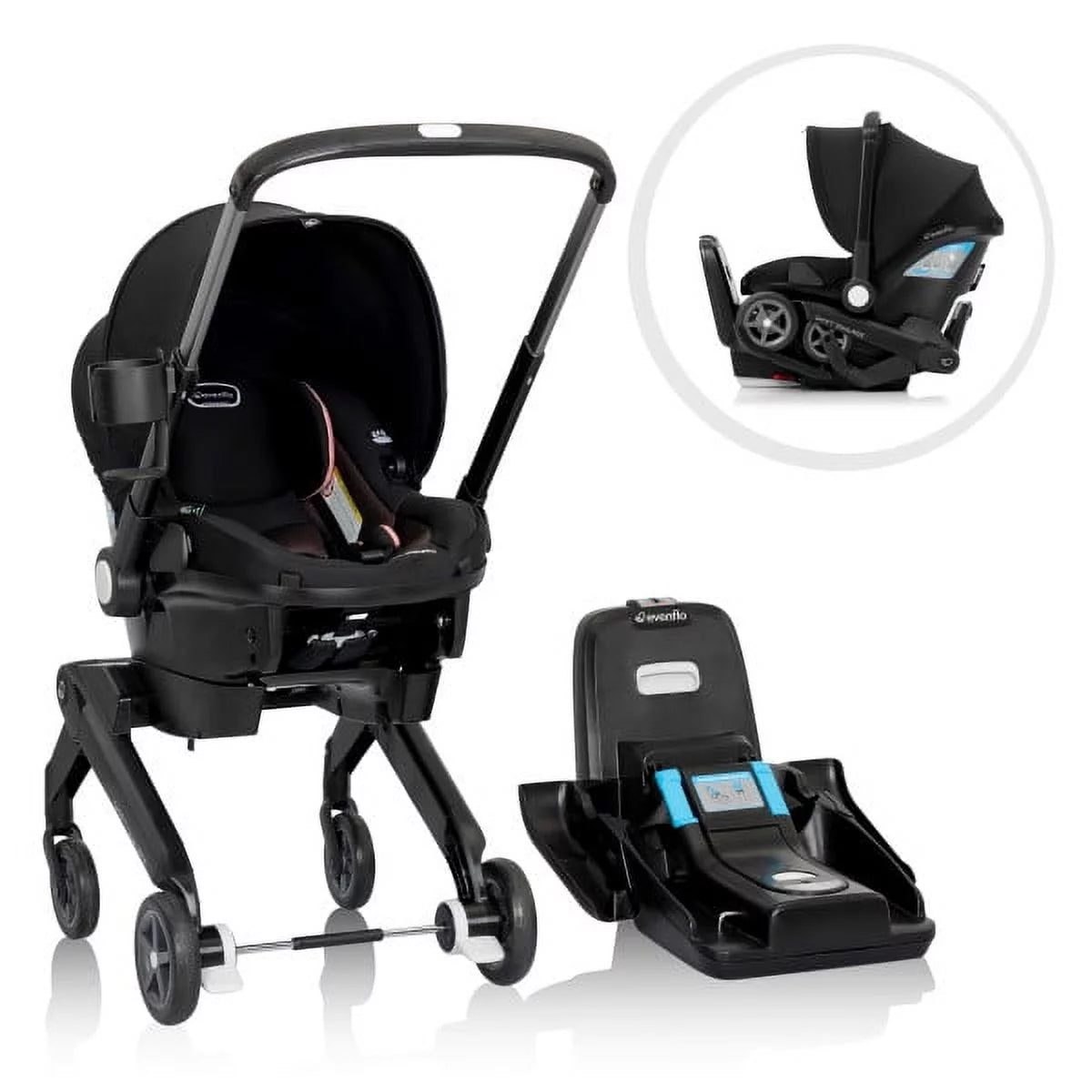 Shyft DualRide Infant Car Seat and Stroller Combo (Bryson Blue)