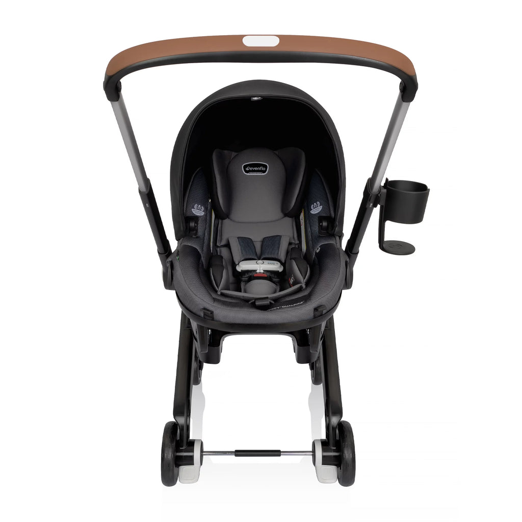 Shyft DualRide with Carryall Storage Infant Car Seat and Stroller Combo (Boone Gray)
