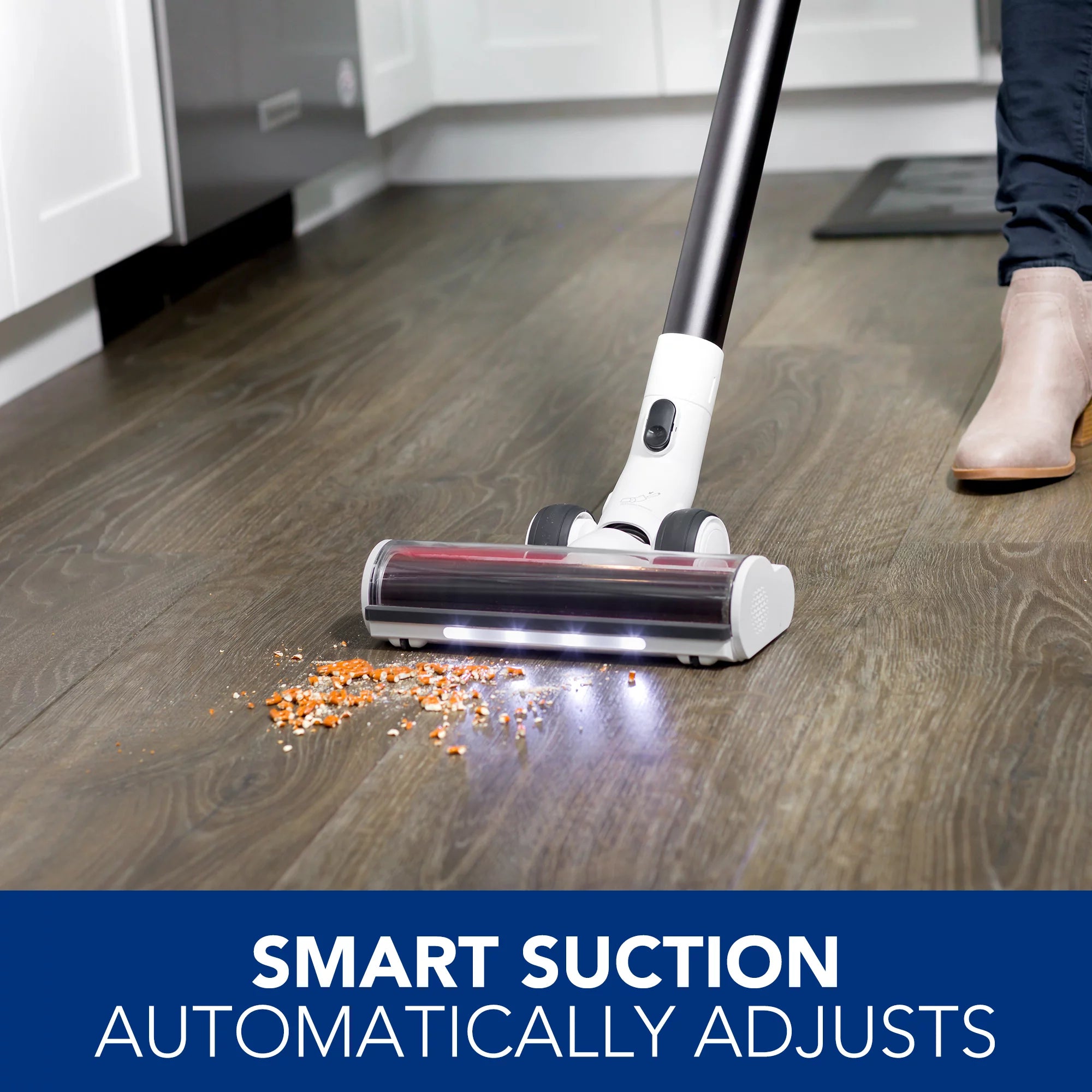 Tineco Pure One S12 Smart Lightweight Cordless Stick Vacuum Cleaner for Hard Floors and Carpet - White/Black