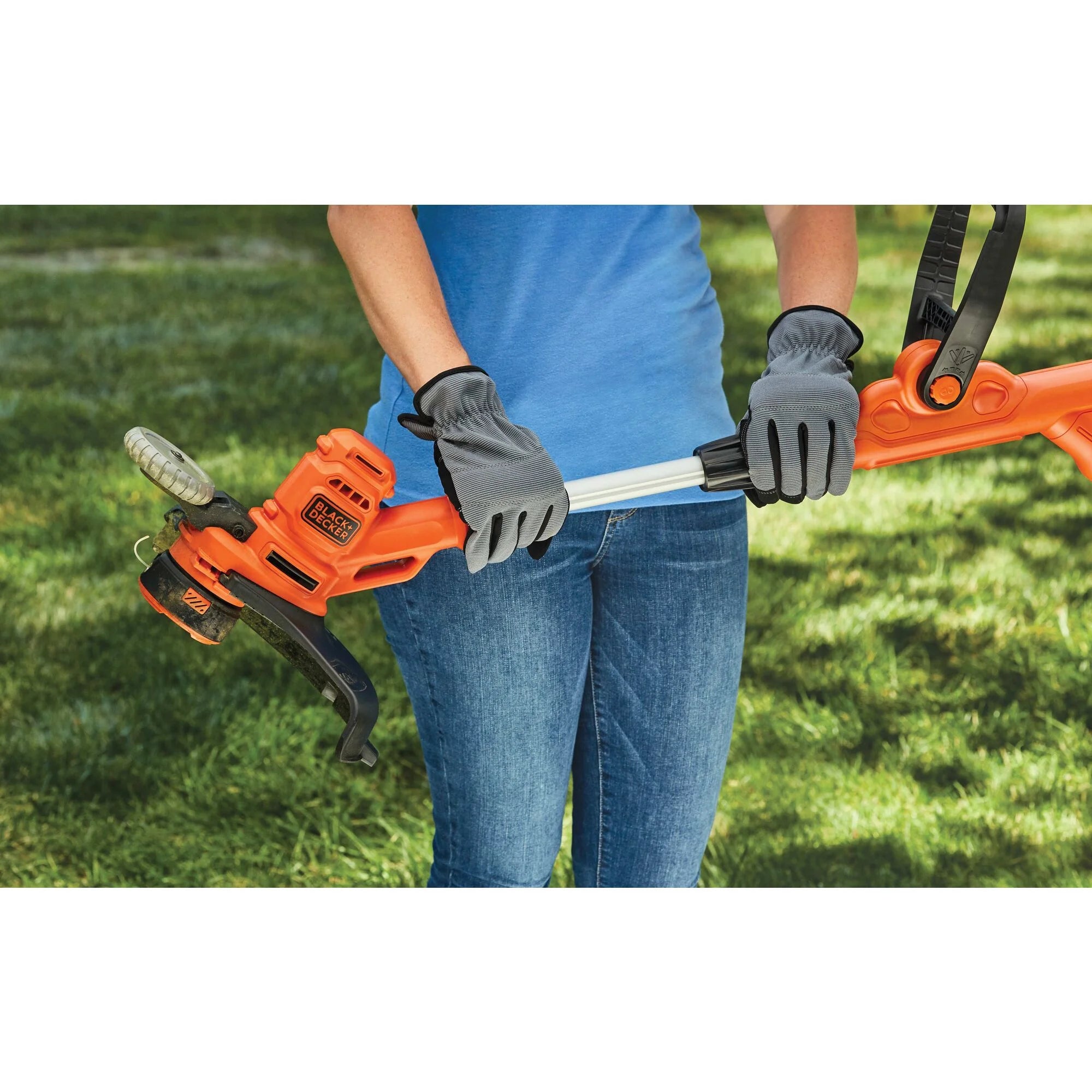 BLACK+DECKER String Trimmer With Auto Feed, Electric, 6.5-Amp, 14-Inch, (BESTA510)