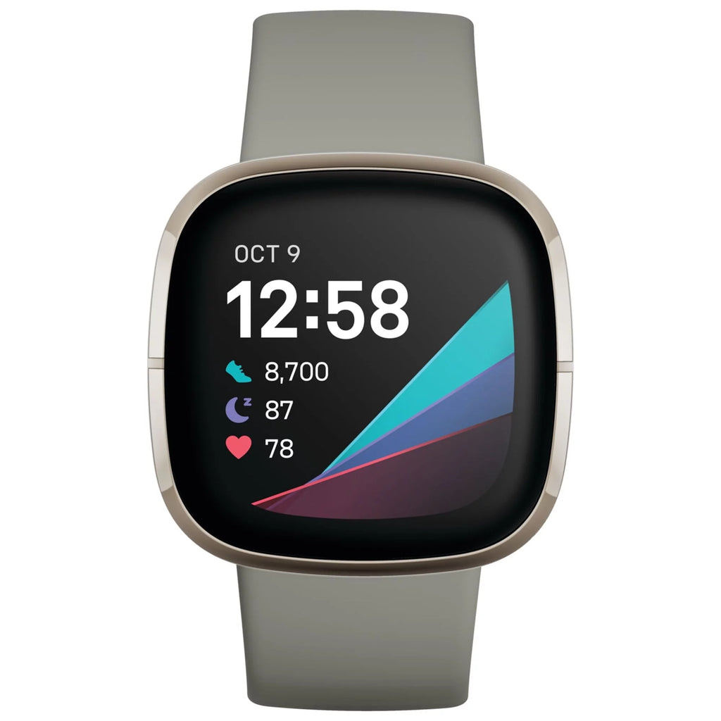 Fitbit Sense Smartwatch - Sage Grey/Silver