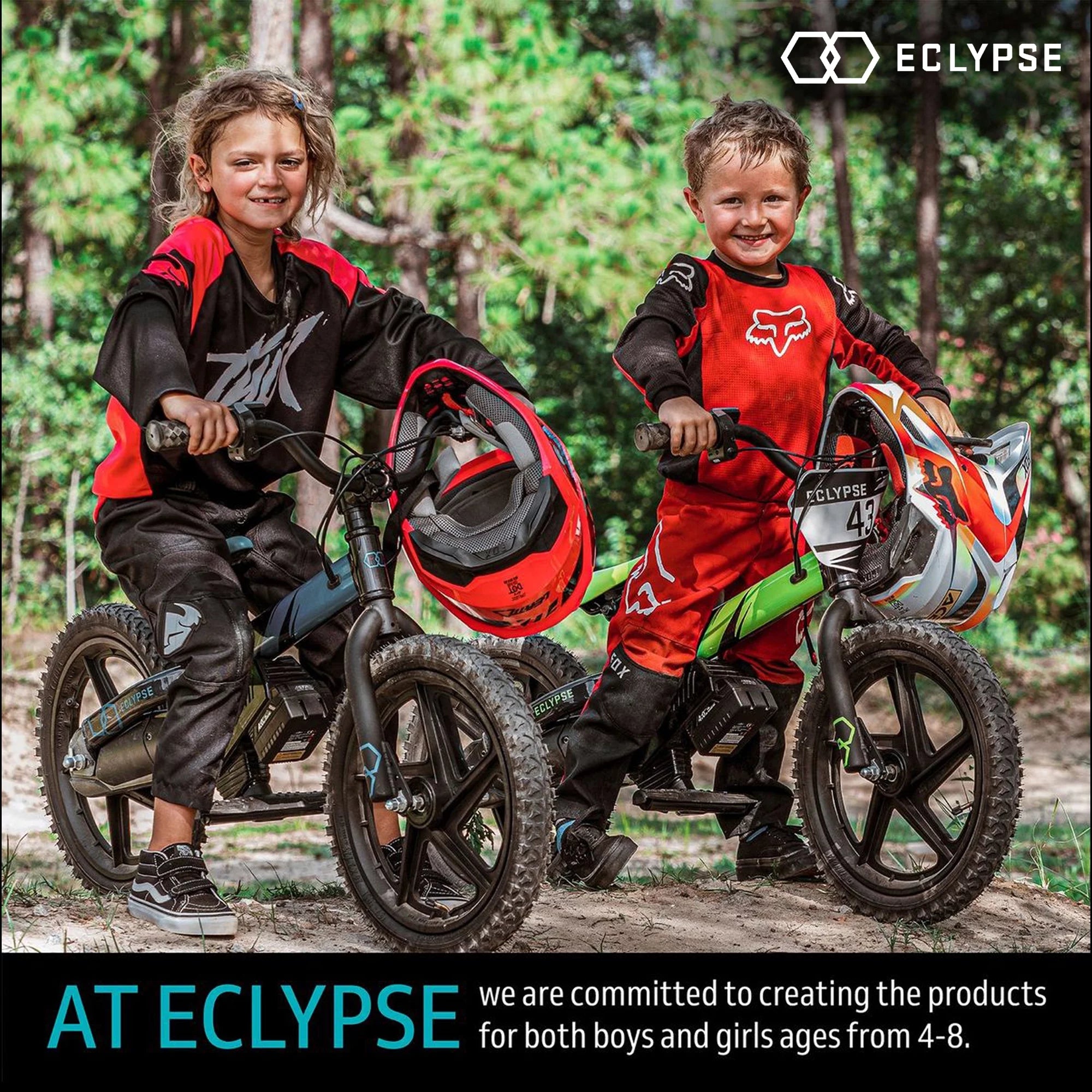 Eclypse Astra Electric Balance Dirt Bike, Lightweight Electric Bike for Kids Ages 4 to 8 Years, Great for Dirt Riding Off Road (Extra Battery)
