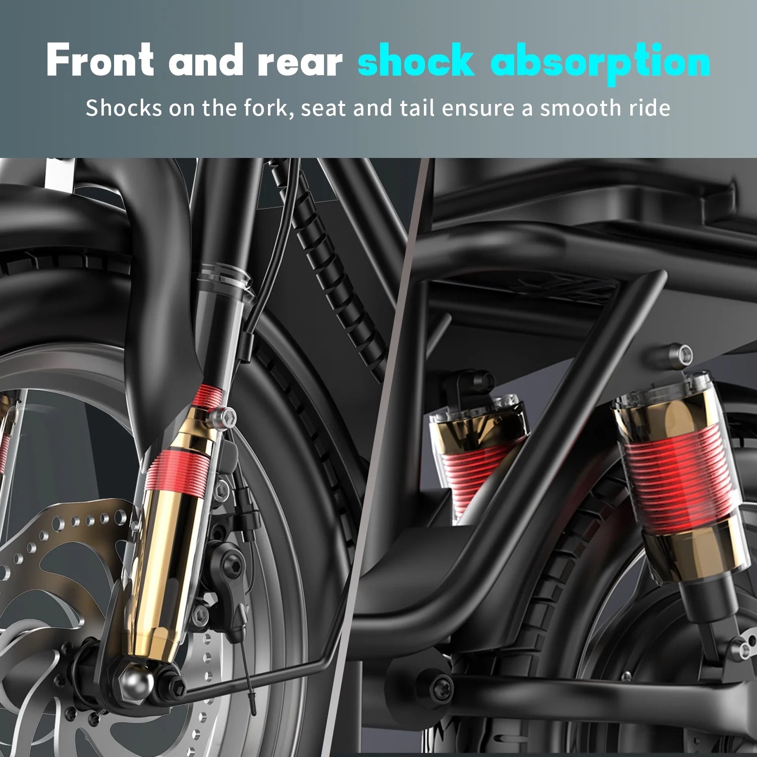 ASKGO K11 Electric Scooter Adults, 500W(650W Peak) Motor, 25mph Speed 30Miles Long Range Electric Scooter with Seat, Dual Disc Brakes, 48V 15AH E Scooter for Adults Commuter, Travel