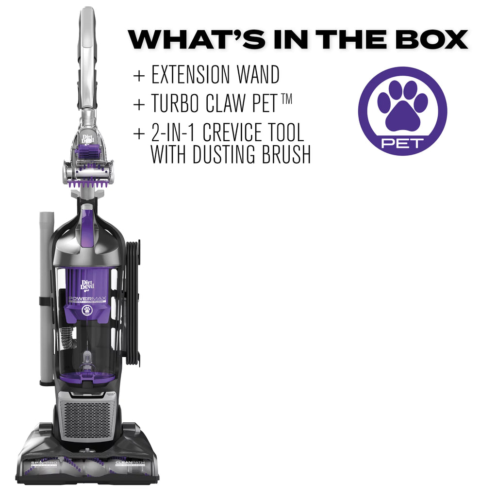 Dirt Devil Power Max Pet Upright Vacuum Cleaner, UD76710