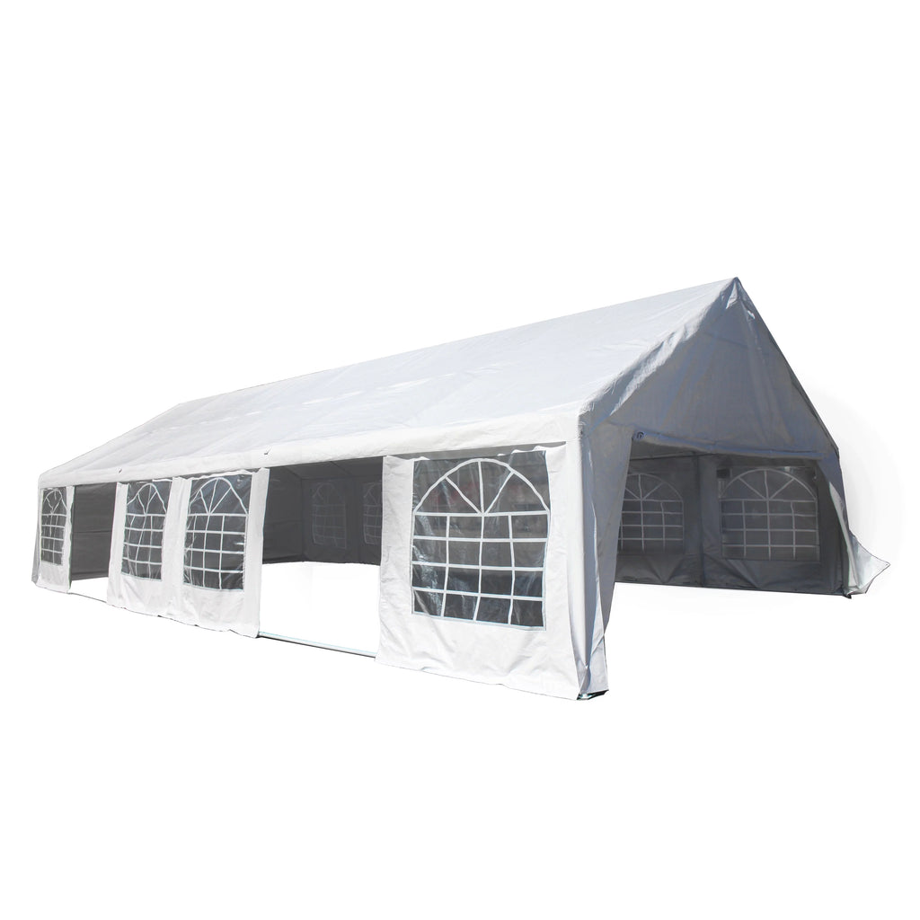 ALEKO PWT20X40 Heavy Duty Outdoor Canopy Event Tent with Windows - 20 X 40 FT - White