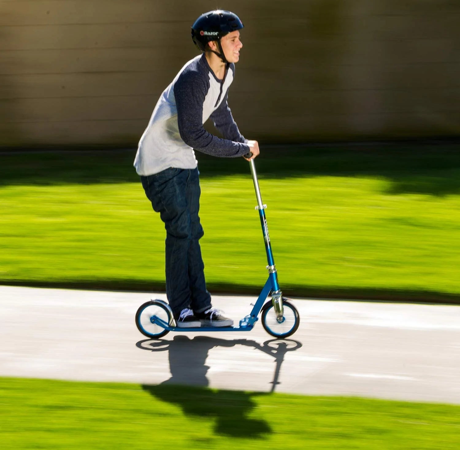 Razor A5 LUX Kick Scooter - Blue