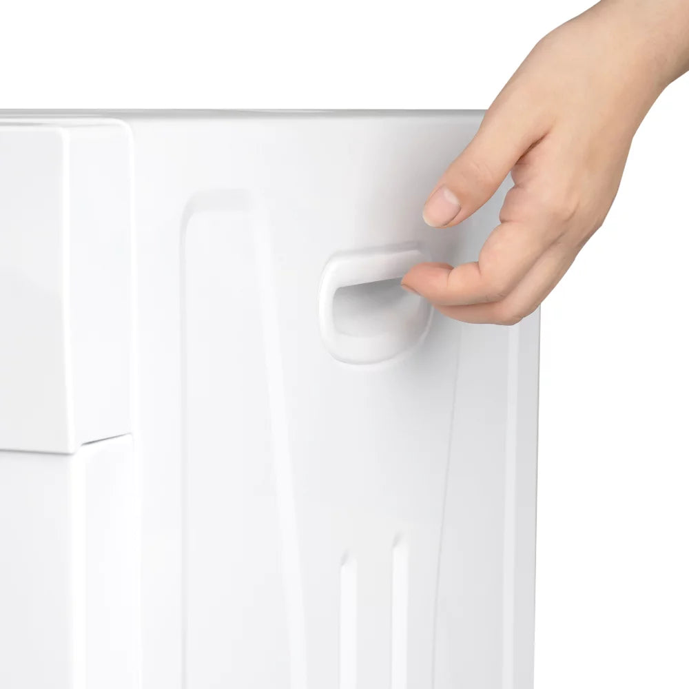 GZXS Portable Laundry Dryer With Easy Knob Control For 5 Modes, Stainless Steel Clothes Dryers, For Home, Dorm, Apartment And Rv, Wall Mount Kit Included