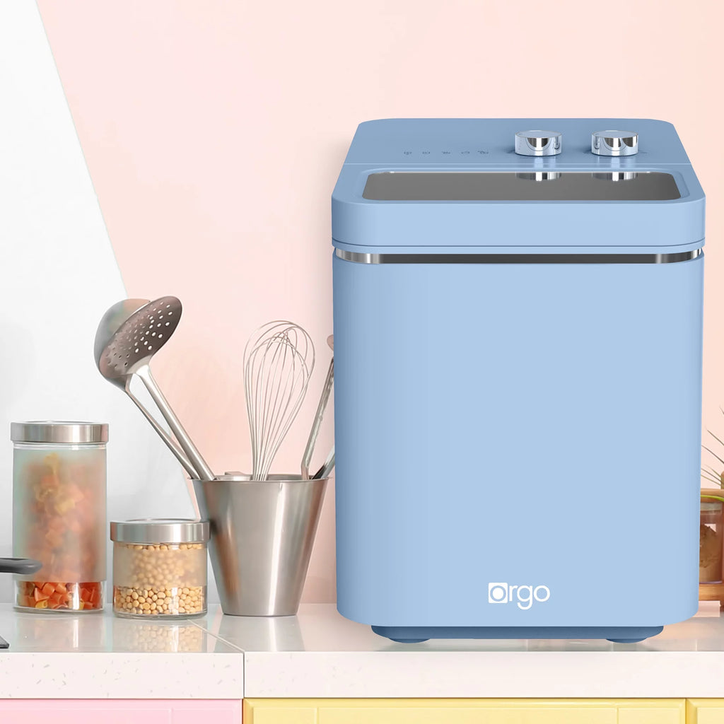 Orgo Product The Retro Countertop Ice Maker, Bullet Shaped Ice Type, Sage