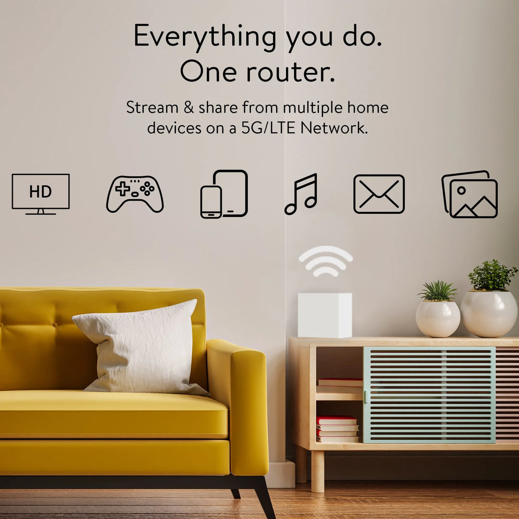 Straight Talk Home Internet Router, White - Prepaid