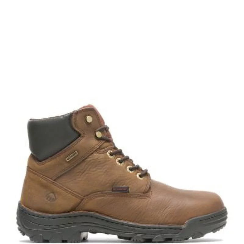Wolverine Durbin Waterproof 6" Steel-Toe Work Boot Men Brown