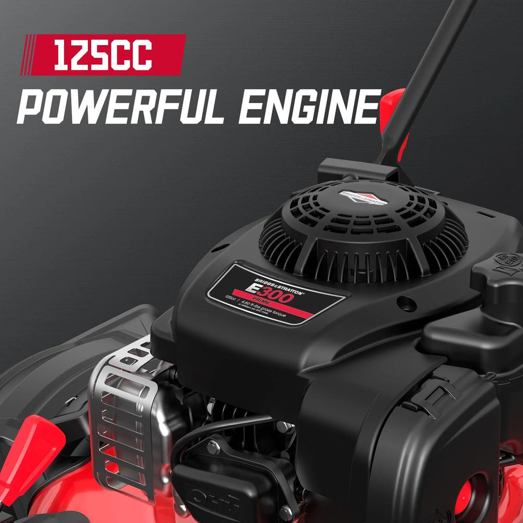 PowerSmart 21 in. B&S 125cc 2-in-1 Walk-Behind Gas Lawn Mower, Mulching Push Lawn Mower
