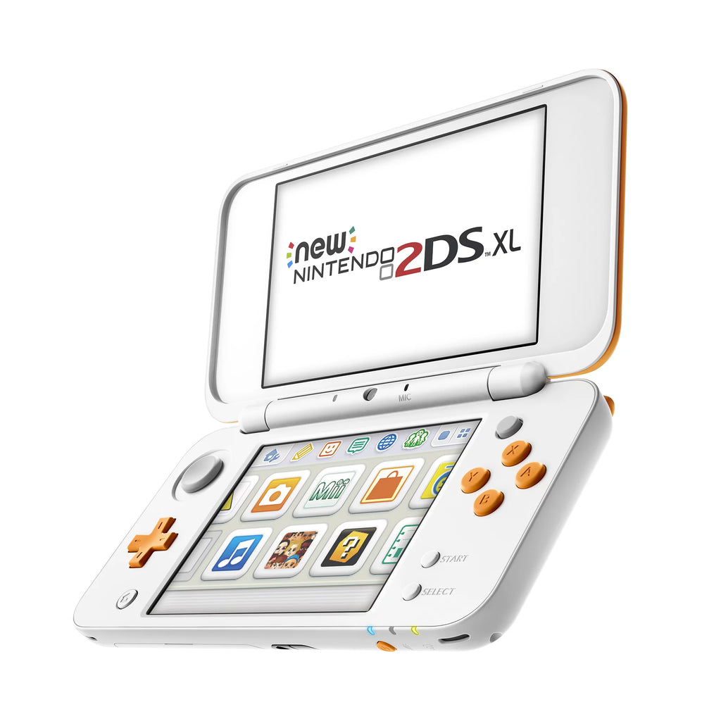 New Nintendo 2DS XL System w/ Mario Kart 7 Pre-installed, Orange & White